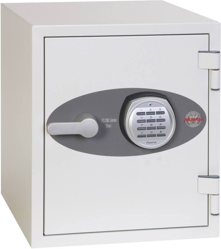 Phoenix Titan Feuerschutztresor Elektronisch 25 L FS1282E Weiß