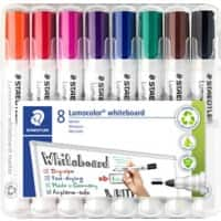 STAEDTLER Whiteboard Marker Lumocolor Sortierte Farben Packung mit 8 Stück