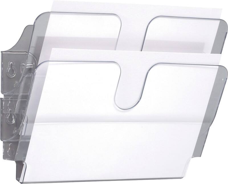 DURABLE FlexiPlus Wandprospekthalter PS (Polystyrol) DIN A4 Transparent