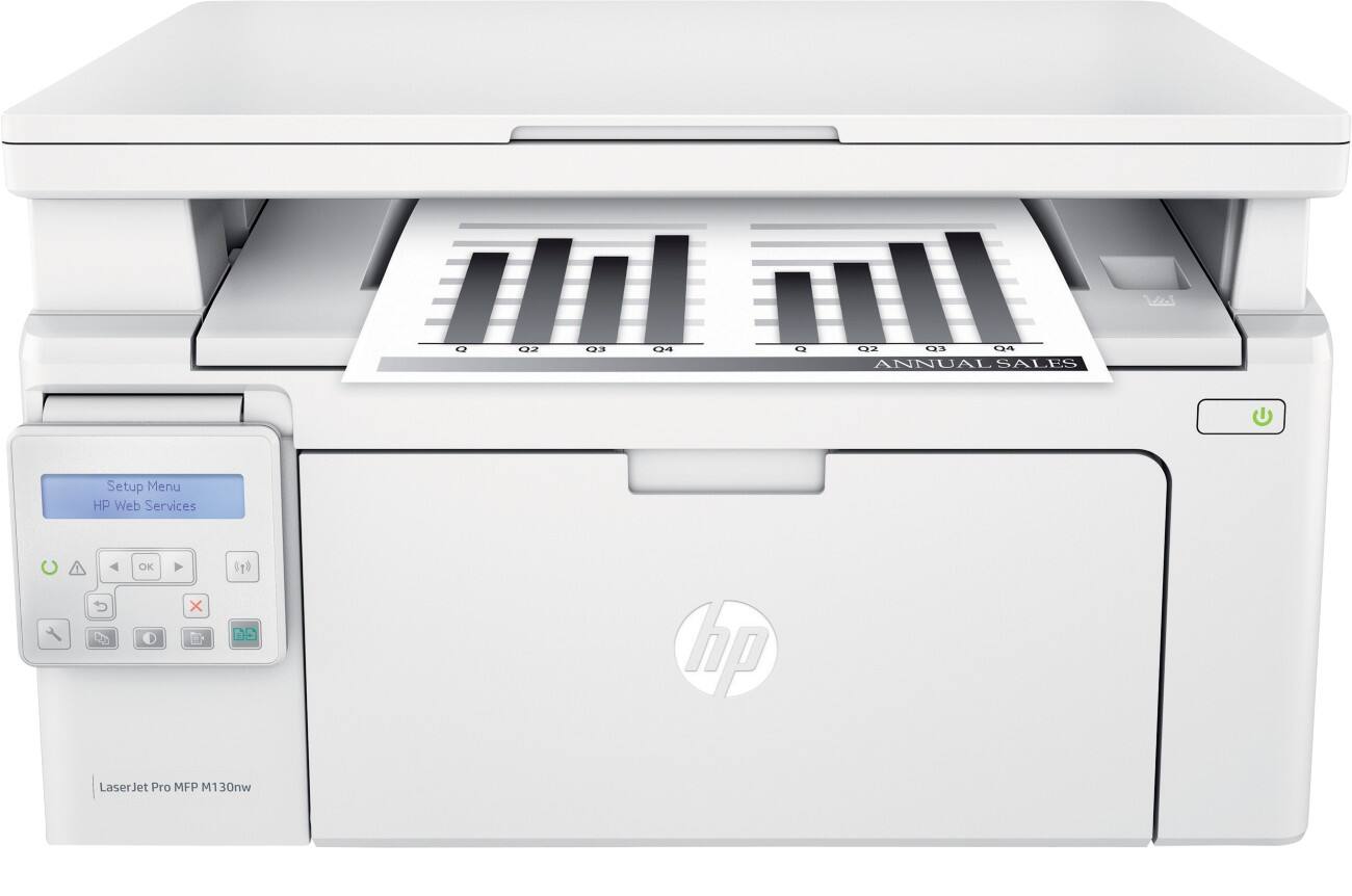 HP LaserJet Pro M130nw Mono Laser Multifunktionsdrucker DIN A4 Weiß G3Q58A#B19