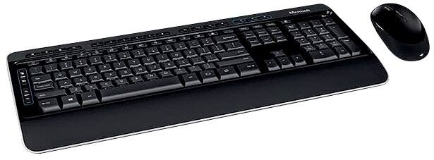 Microsoft Tastatur-Maus-Set Kabellos Desktop 3050 QWERTZ DE
