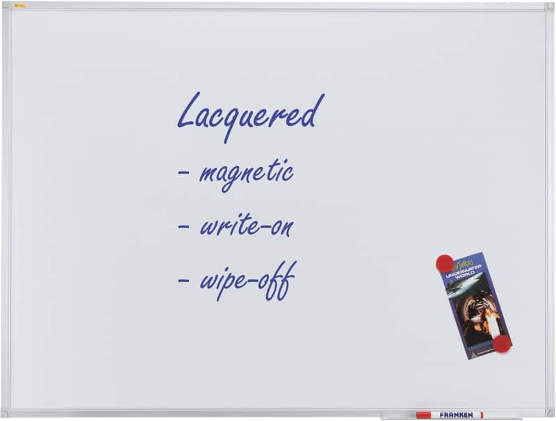 Franken X-tra!Line Whiteboard Magnetisch Einseitig 90 (B) x 60 (H) cm Weiß