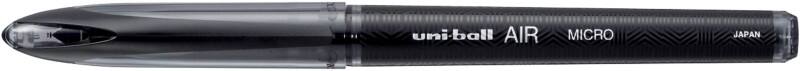 uni-ball Air Micro Tintenroller UBA-188-M Nicht einziehbar Tintenroller Schwarz 0.3 mm Fein Kugel  12 Stück