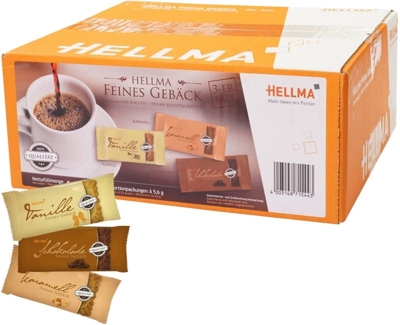 Hellma Gebäckmischung 3er Mix 200 Stück à 5.6 g