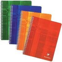 Clairefontaine A5+ Drahtgebunden Farbig sortiert Laminiert Pappe Cover Notebook Liniert 50 Blatt