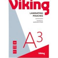 Viking Laminierfolien A3 Glänzend 75 Mikron (2 x 75) Transparent 25 Stück