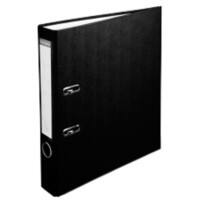 Exacompta Ordner A4 50 mm Schwarz 2 Ringe Pappkarton, PP (Polypropylen) Glatt Hochformat