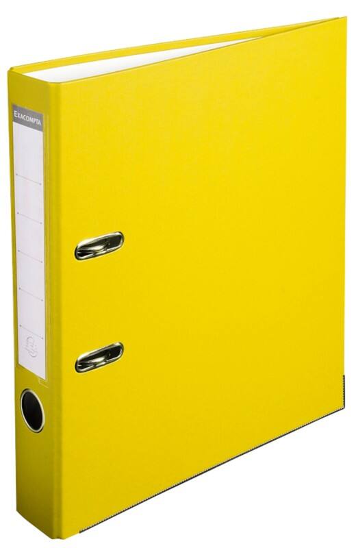 Exacompta Ordner Schmal A4 50 mm Gelb 2 Ringe 915404B Kunststoff Hochformat
