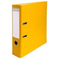 Exacompta Maxi Ordner A4 75 mm Gelb 2 Ringe Pappkarton, PP (Polypropylen) Glatt Hochformat