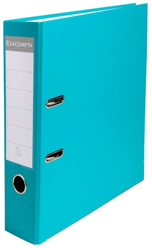 Exacompta Maxi Ordner Breit A4 75 mm Hellgrün 2 Ringe 918413B Kunststoff Glatt Hochformat