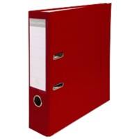 Exacompta Maxi Ordner A4 75 mm Burgunder 2 Ringe Pappkarton, PP (Polypropylen) Glatt Hochformat