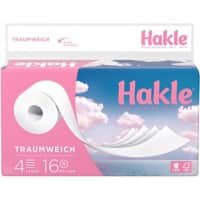Hakle Toilettenpapier Traumweich 4-lagig 16 Rollen à 130 Blatt
