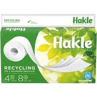 Hakle Recycled Toilettenpapier 4-lagig 10280 8 Rollen à 130 Blatt