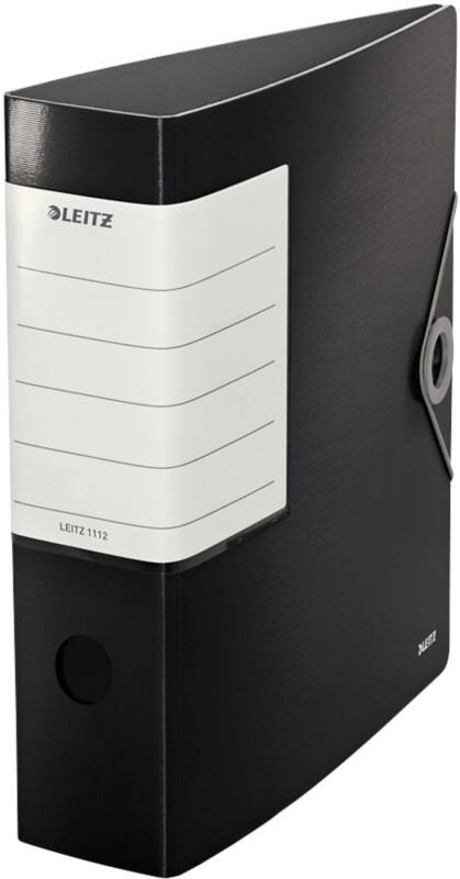 Leitz 180° Solid Ordner Breit A4 82 mm Schwarz 2 Ringe 1112 Polyschaum Hochformat