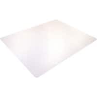 Office Depot rechteckige Stuhlmatte Teppichboden Polycarbonat 150 x 120cm Transparent
