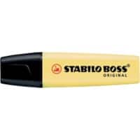 STABILO Boss Original Textmarker Gelb Keilspitze 2-5 mm Nachfüllbar