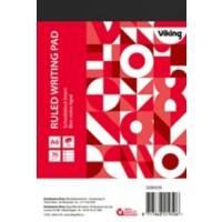 Office Depot A6 oben gebunden Weiß Papierumschlag Notizblock Liniert 100 Blatt 5 Stück