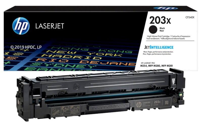 HP 203X Original Tonerkartusche CF540X Schwarz