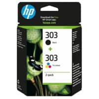 HP 303 Original Tintenpatrone 3YM92AE Schwarz, Cyan, Magenta, Gelb Multipack 2 Stück