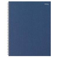 Office Depot A4+ Drahtgebunden Marineblau Hartpappe-Umschlag Notizbuch Kariert mikroperforiert 80 Blatt