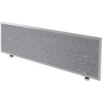 Hammerbacher Akustik-Trennwand ATW185 AT Grau 1.795 x 27 x 500 mm
