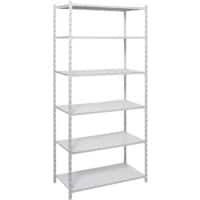 ARNO SPACE Arno Regale 6 Fachböden Verzinkt 1.000 x 600 x 2.250 mm Grau