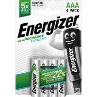 Energizer AAA Wiederaufladbare Batterien Extreme HR03 800 mAh NiMH 1,2 V 4 Stück