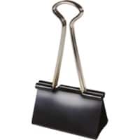 Office Depot Foldback-Klammern Stahl Schwarz 50 mm 12 Stück