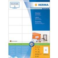 HERMA Universaletiketten 4451 Weiß A4 70 x 42 mm 100 Blatt à 21 Etiketten