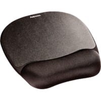 Fellowes 9176501 Memory-Schaum Mauspad mit Handgelenkauflage Schwarz