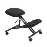Realspace Kniestuhl Stoff Schwarz