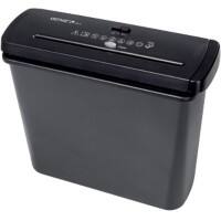 GENIE Aktenvernichter 106 S Streifenschnitt Sicherheitsstufe P-2 Schwarz