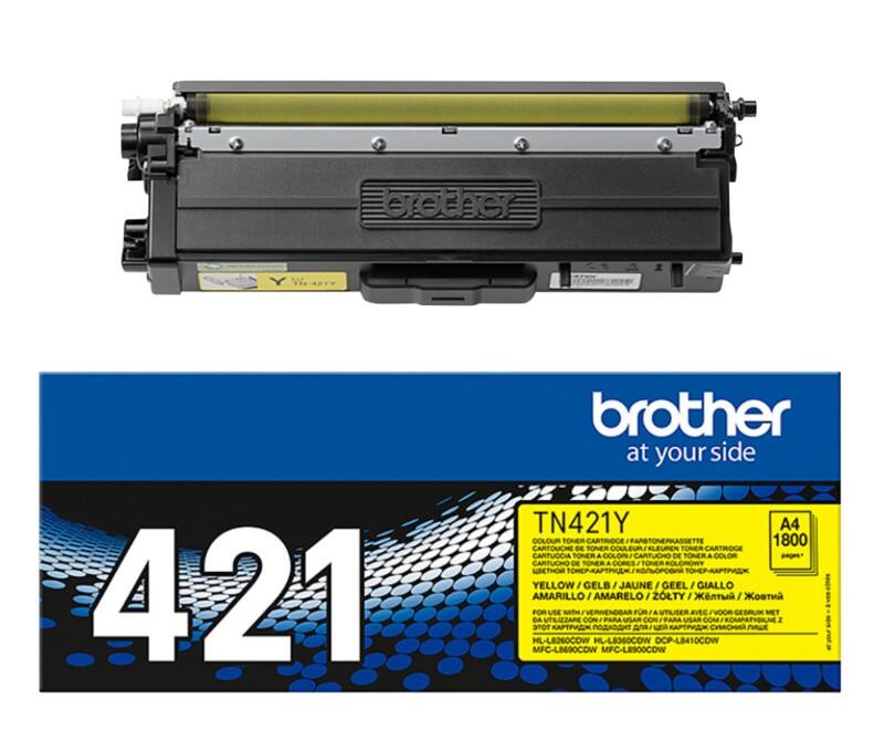 Brother TN-421Y Original Tonerkartusche Gelb