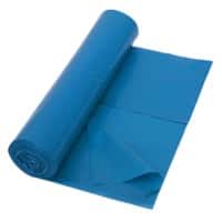 DEISS Mittlere Belastung Müllsäcke 240 L Blau LDPE (Polyethylen niedriger Dichte) 42 Mikron 10 Stück